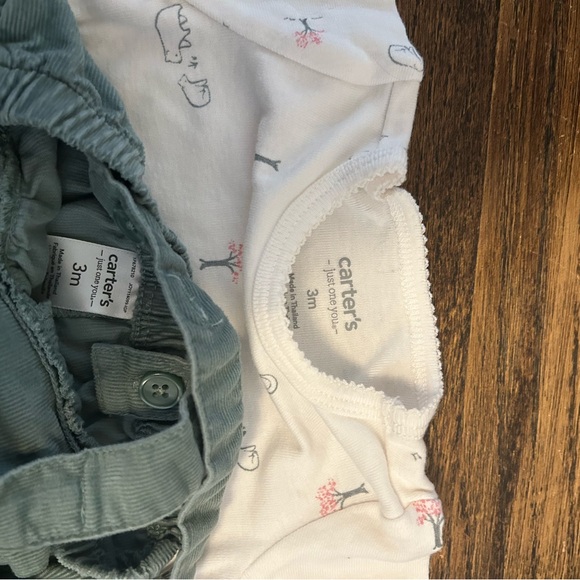 Girls Overall Matching Corduroy Overalls Set 3 M - Picture 5 of 5